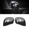 Car Gearbox Control Gear Lever Stickers Shift Stick Handle Accessories For VW GTI Polo Golf Passat Tiguan Arteon Taigo Hub Cap