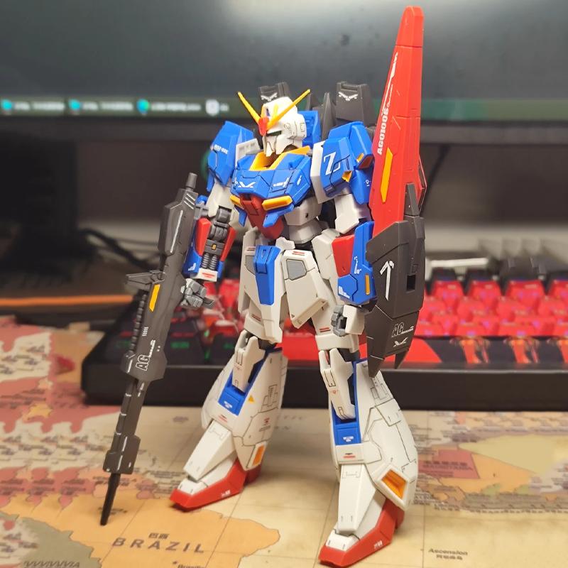 JMS HG 1/144 MSZ-006 ZETA Zestaw Modelarski do Składania Figurki Akcji Zabawki Puzzle dla Chłopców Prezenty Świąteczne Dekoracja Biurka Lalka Kolekcjonerska