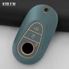TPU Car Key Case Cover Shell Fob For Mercedes Benz 2022 C S Class W206 W223 S350 C260 C300 S400 S450 S500 Key Protector Keychain