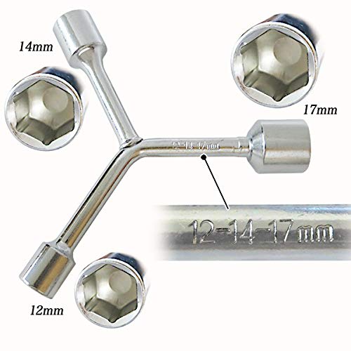 Y-wrench, Box Wrench, Y-type, Set of 2, 8mm/9mm/10mm/12mm/14mm/17mm