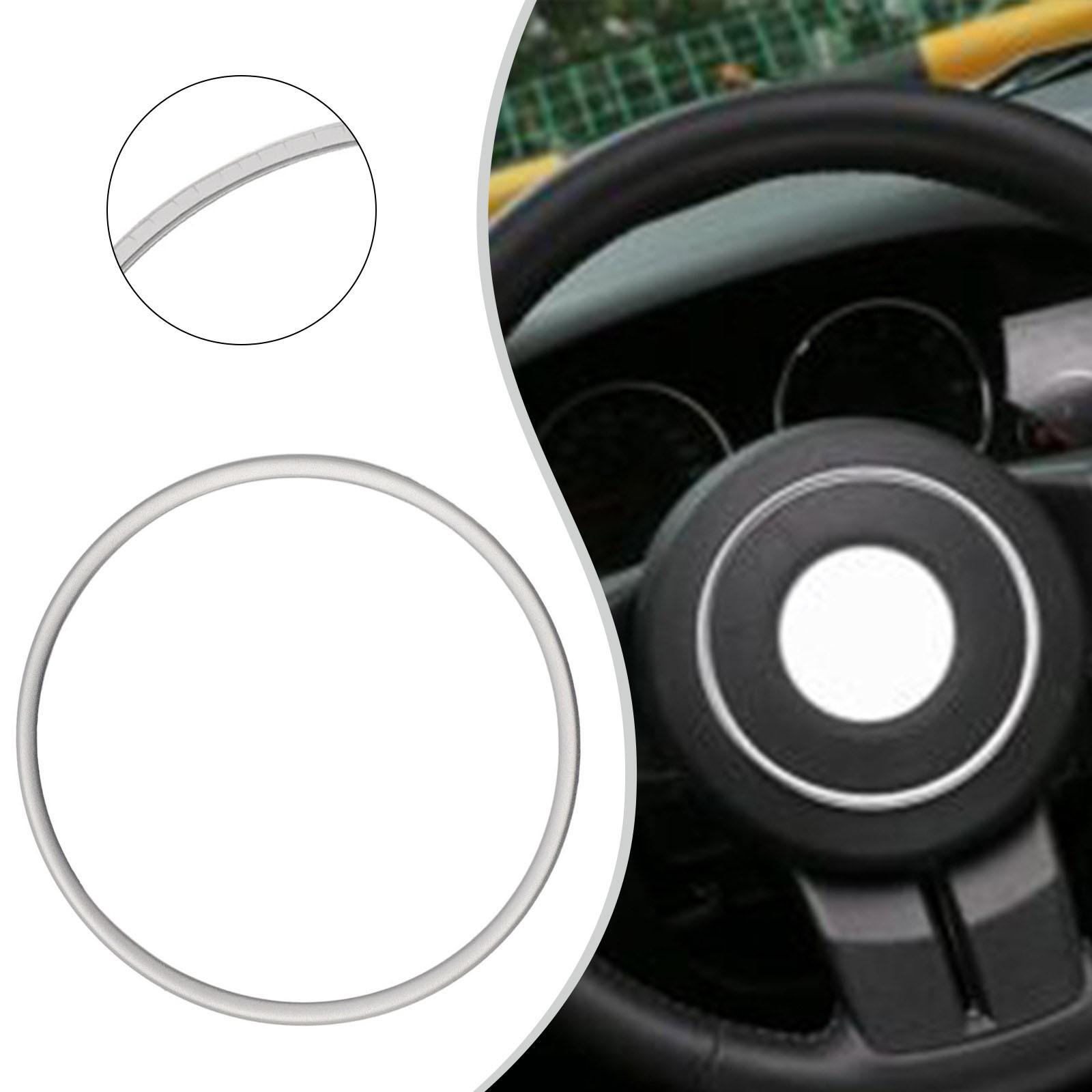 

Steering Wheel Trim Ring 1pcs/set Auto Interior Accessories ABS