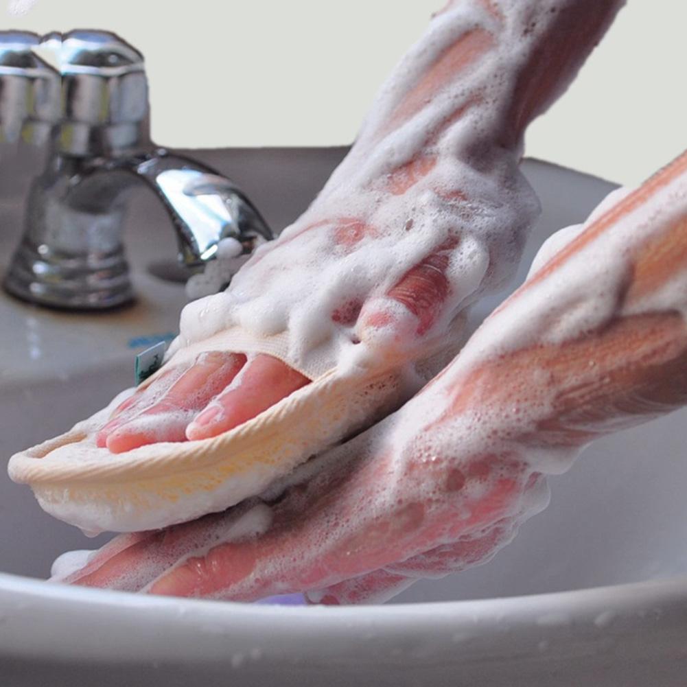 1 Pc Natural Loofah Bath Shower Sponge Body Scrubber Exfoliator Washing Pad