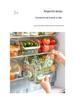 Food-Grade Plastic Kitchen Refrigerator Organizer for Vegetables, Eggs, and More