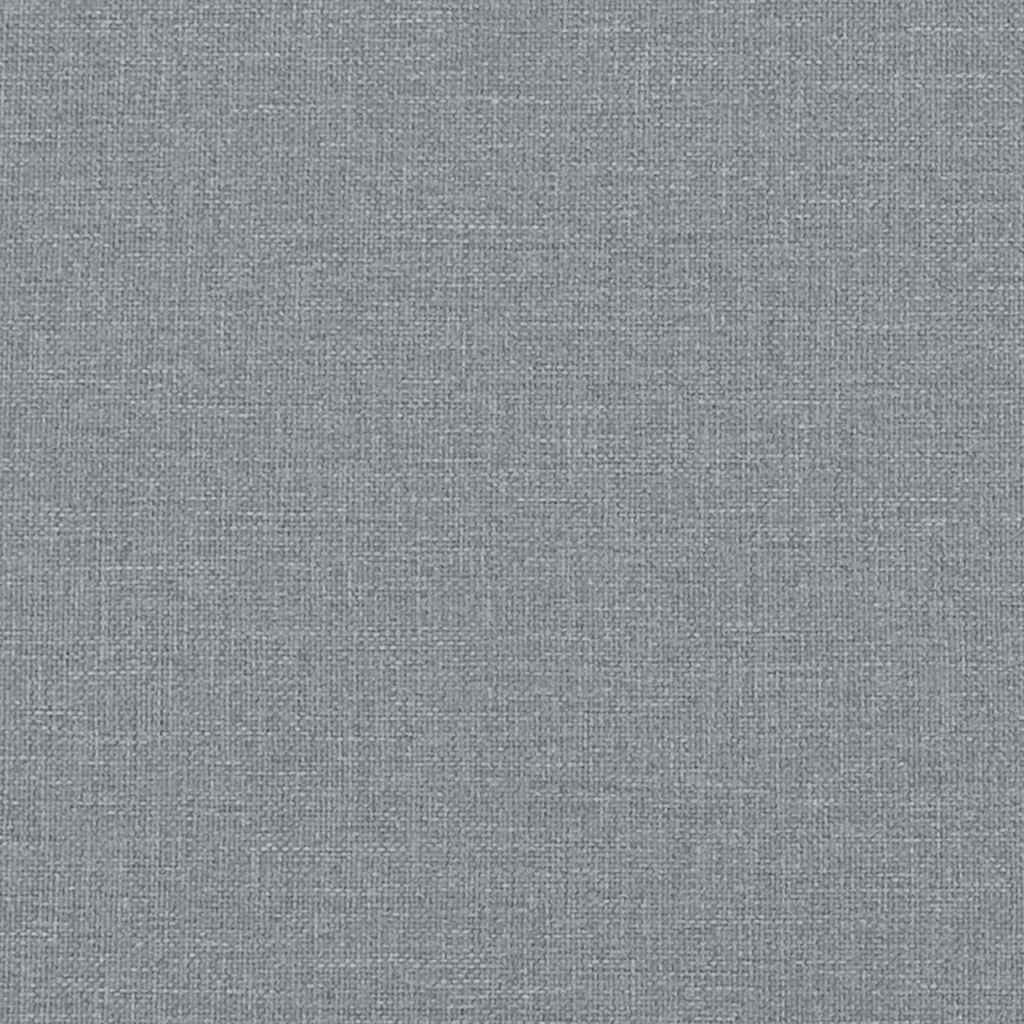 3 Seater Sofa Light Grey 180 Cm Fabric