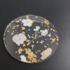 2Pcs Acrylic Drink Coaster Flowers Printed Heat-Resistant Coaster Waterproof Clear Non-Slip Cup Mat Gift for Mother's Day Birthday Holiday