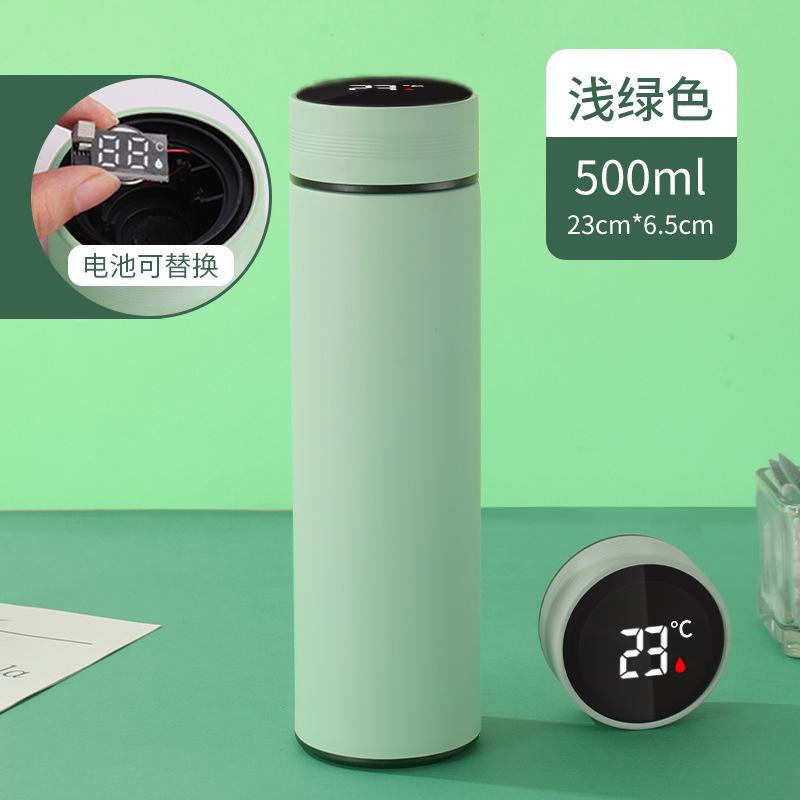 Classic Intelligent Display With Replaceable Battery 500ML Hot Water Thermos Thermal Cup Coffee Mug Tea Bottle Office Business