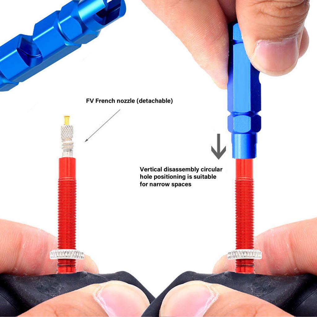 Portables Valves Core Remover Tool Valves Extender Tire Repair Wrenches for Easy Installation