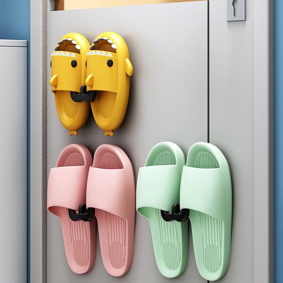 1/4 ks U-tvarovaný držák na pantofle Nástěnný úložný regál Silná nosnost