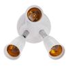 E27 Splitter 3/4 Heads Adapter Converter Socket LED Y Shape Light Lamp Bulb Splitter Adapter Converter Screw Lamp Base Holder