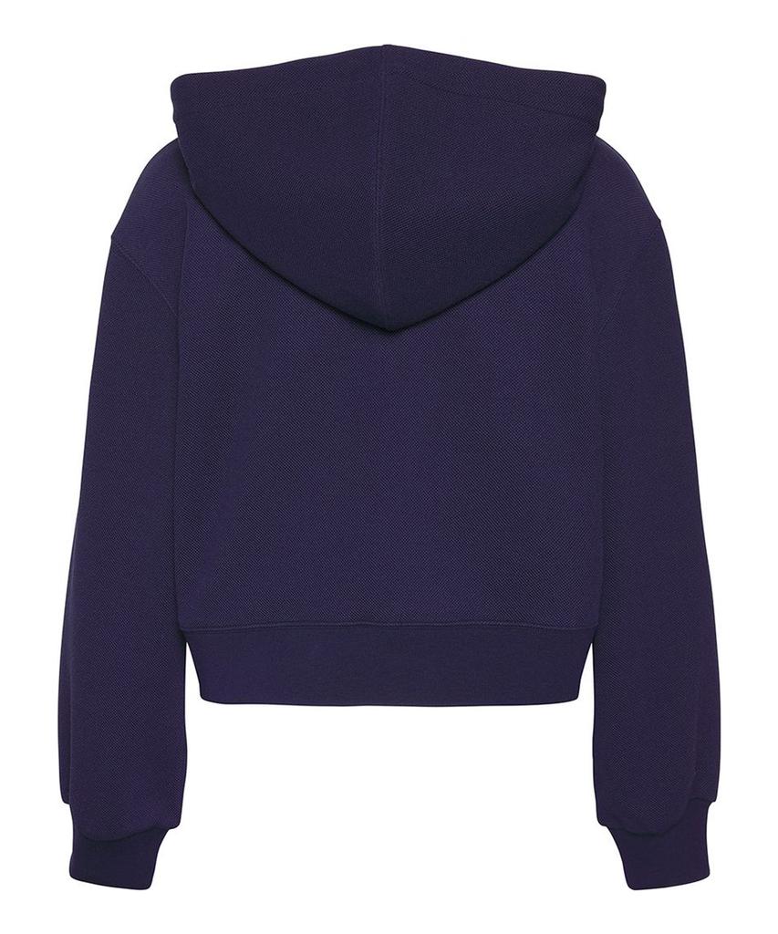 Kaelbinkeullainjin Women'S Relaxed Crop Zip-Up Hoodie Sweatshirt 47F236G 9Ei