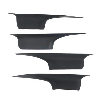 4PCS Door Inner Front Handle Brace Black Cover For BMW 7 F02 F01 2008-2015 51419115501 Door Pull Handle Covers