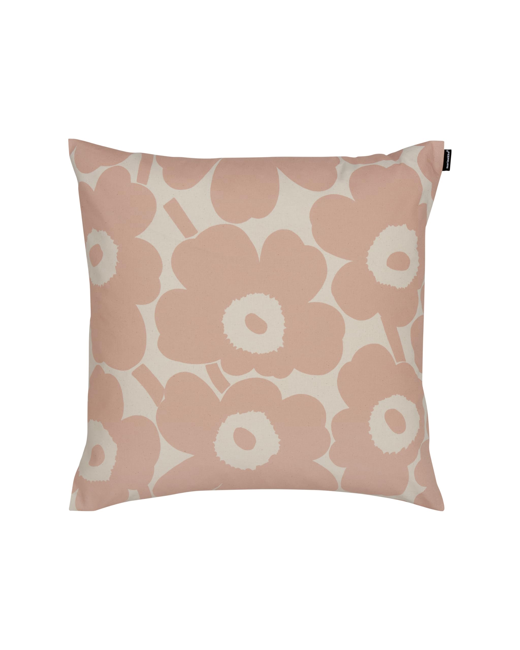 Наволочка Marimekko Pieni Unikko, 50x50 см, Хлопок x Персиковый, 0720727 122