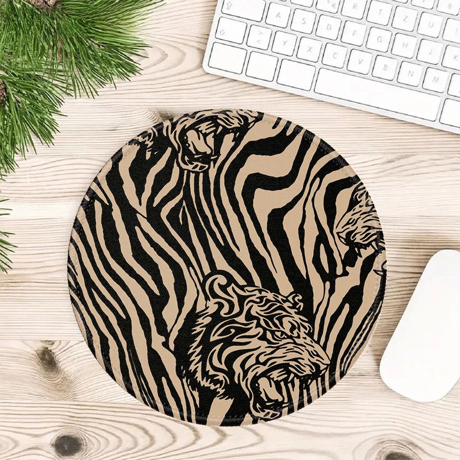 

rubber 1pc Mouse Pad Computer Laptop Pad Game Console Pad Desk accessories Keyboard Mouse Pad office Pad Fashionable Leopard 200x200x2mm