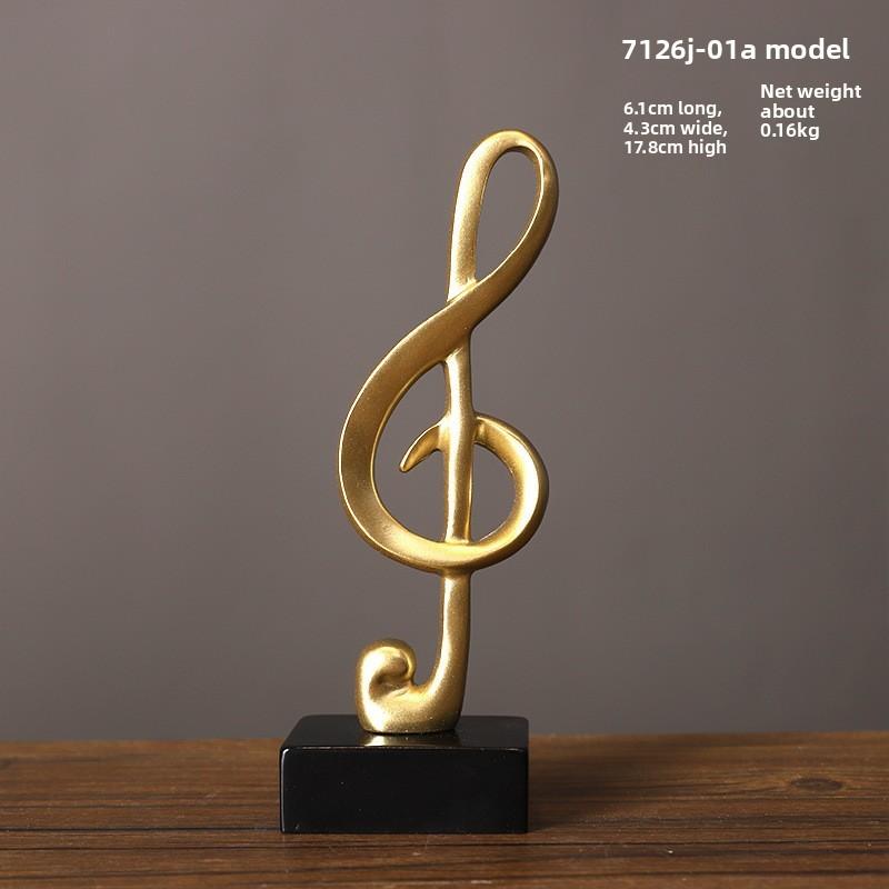 Resin Music Elegant Decoration For Living Room Shelf Modern Home Gift Decor