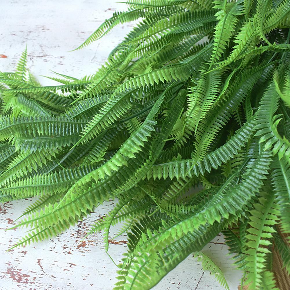 Artificial Hanging Plants Fake Vine Leaves For Wall Home Room Garden Wedding Garland Outside Decor