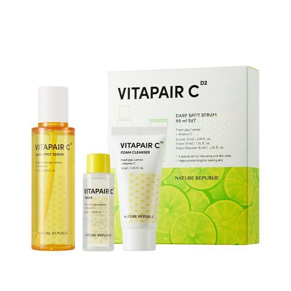 

Nature Republic Vita Fair C Blemish Serum 90 мл специальный набор большой емкости, 1 комплект Популярная корейская косметика
