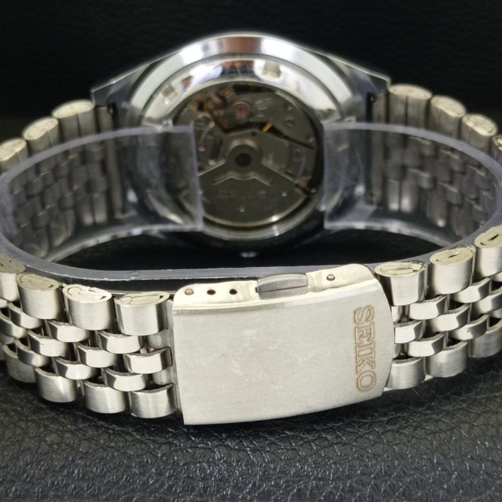 REFURBISHED VINTAGE SEIKO 5 AUTOMATIC 6309A JAPAN MENS BLUE DIAL WATCH a441341-5 Sk-a441341