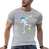 Dab dabbing skeleton Water polo Halloween Waterpolo swimming T-shirt sports fans vintage plain black t shirts