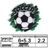 Cartoon Fußball-Weltmeisterschaft Bügelbild-Set - Abzeichen & Emblem Aufkleber