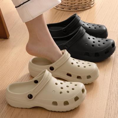 Plateau Damen Clogs Schuhe Strand Garten Dicke Sohle Sandalen Mode Leichtgewichtige Rutschfeste Hausschuhe Indoor Outdoor Herren Lochschuhe