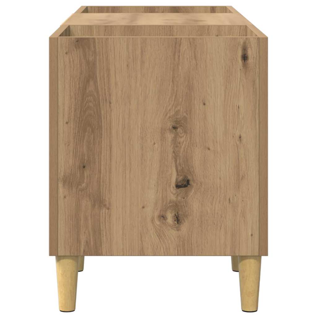 Vinyl Record Cabinet Artisan Oak 121 x 38 x 48 cm