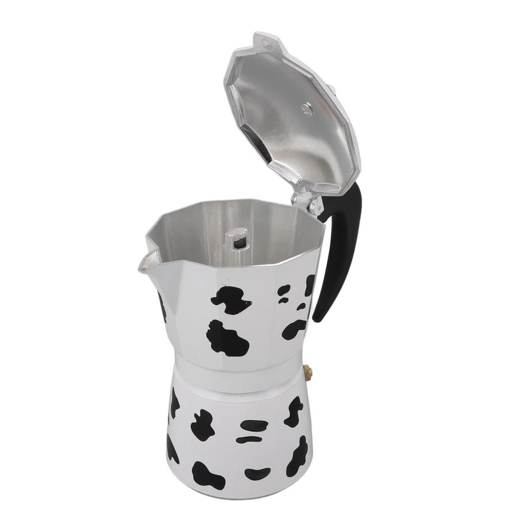 Milk Cow Color   Pot Aluminum Coffee Pot Coffee Maker for Home Cafe Outdoor Activities Camping Travel