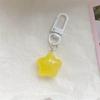Star Keychain Fashionable Bag Accessory Portable Keyring Trendy Plastic Keychain