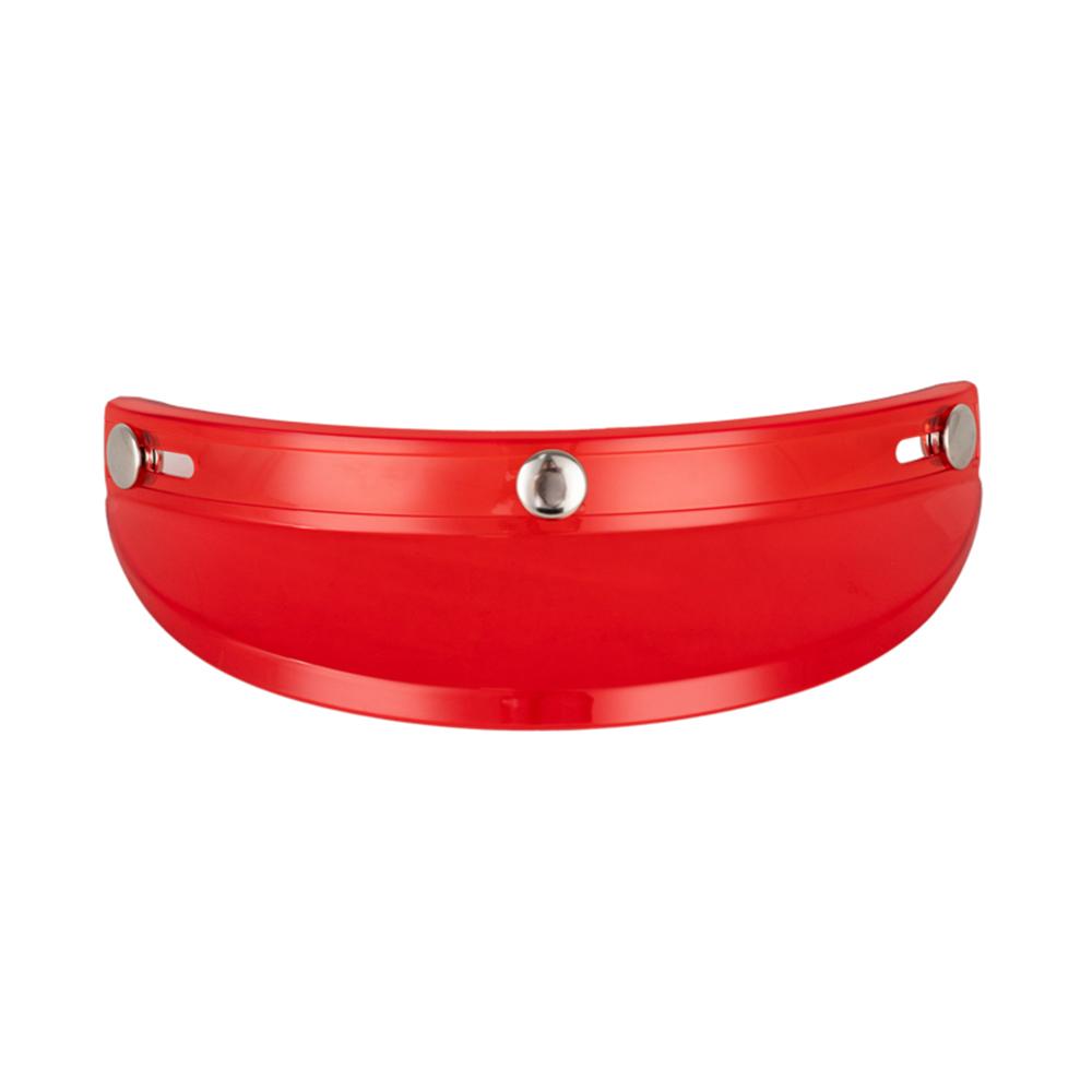 Helmet Peak Shield 3 Snap-Button Visor Flip Up Wind Shield Open Face 34 Retro Motorcycle Helmet
