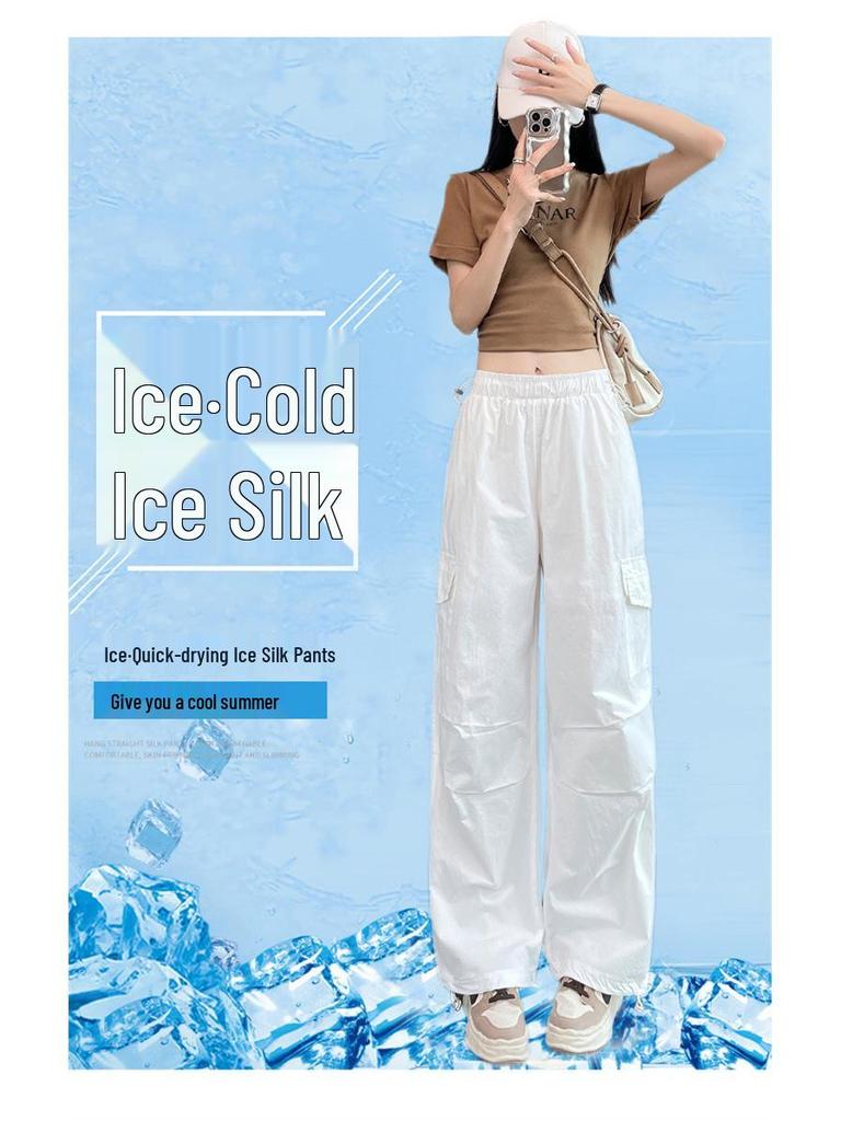 In-Stock Women's Quick-Dry High-Waist Jogger Pants for Summer