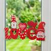 Exquisite Love Door Pendant Creative Valentine's Day Hanging Love Wall Hanging  Home Decoration