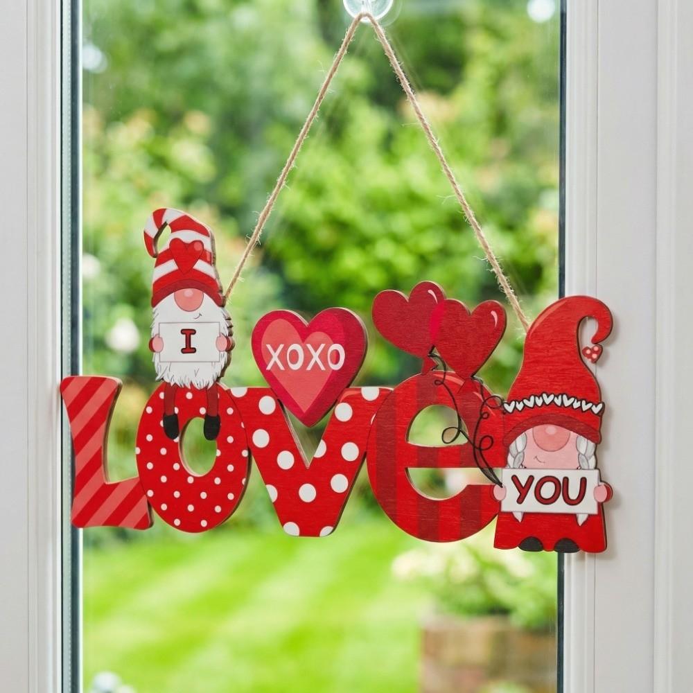 Exquisite Love Door Pendant Creative Valentine's Day Hanging Love Wall Hanging Home Decoration