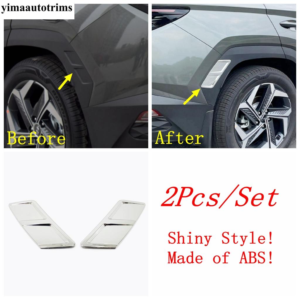 

Side Air Flow Fender Panel Decoration Protection Cover Trim For Hyundai Tucson NX4 - 2026 Chrome Accessories Exterior Kit Model B