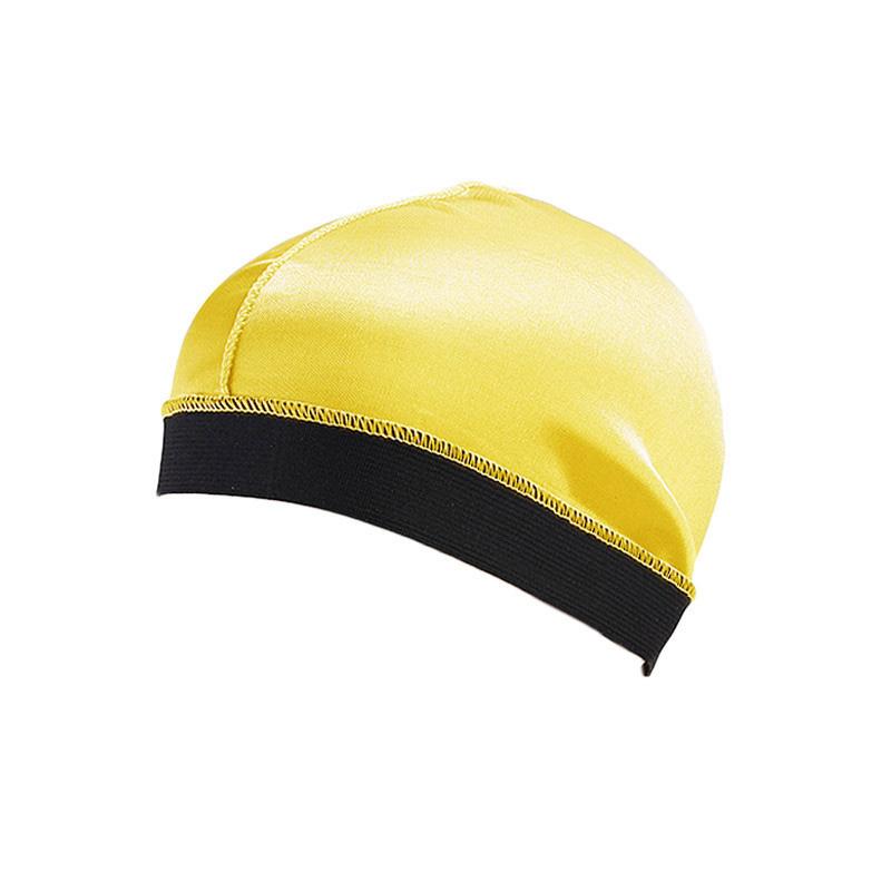 1Pc Night Sleep Headcover Street Style Hair Accessories Breathable Wave Cap Hair Loss Wig Caps Elastic Chemo Cap Imitation Silk