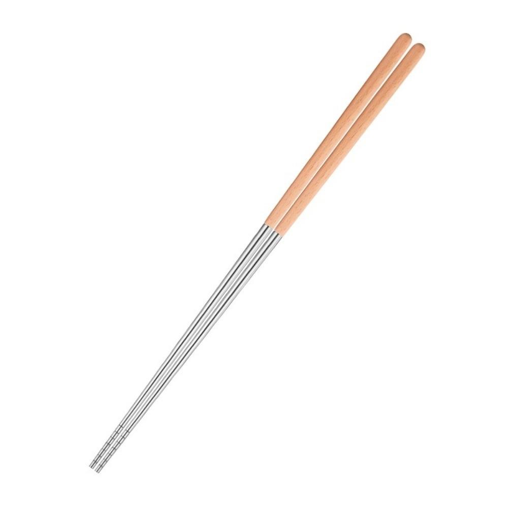 316 Stainless Steel Chinese Chopsticks Heat Resistant Metal Chopstick  Kitchen Tools