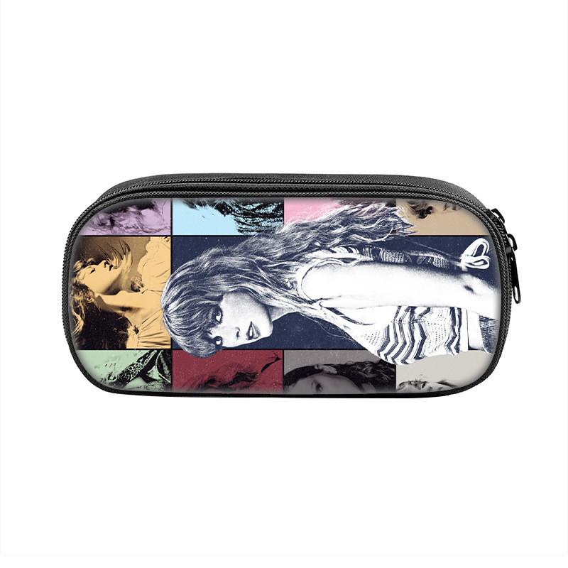Taylor Swift Kids Pencil Case With Nylon Material For School Supplies And Storage