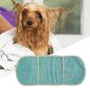 Dry Pet Grooming Towel Absorbent Dog Towel Pet Bath Washcloth Ultra Absorbent Microfiber Comfortable Hand Pockets Washable