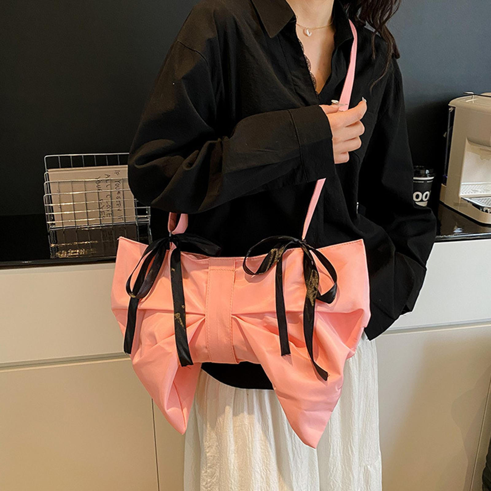 

Сумка-бантик через плечо Сумка-бантик для уличных свиданий и поездок на работу розовый