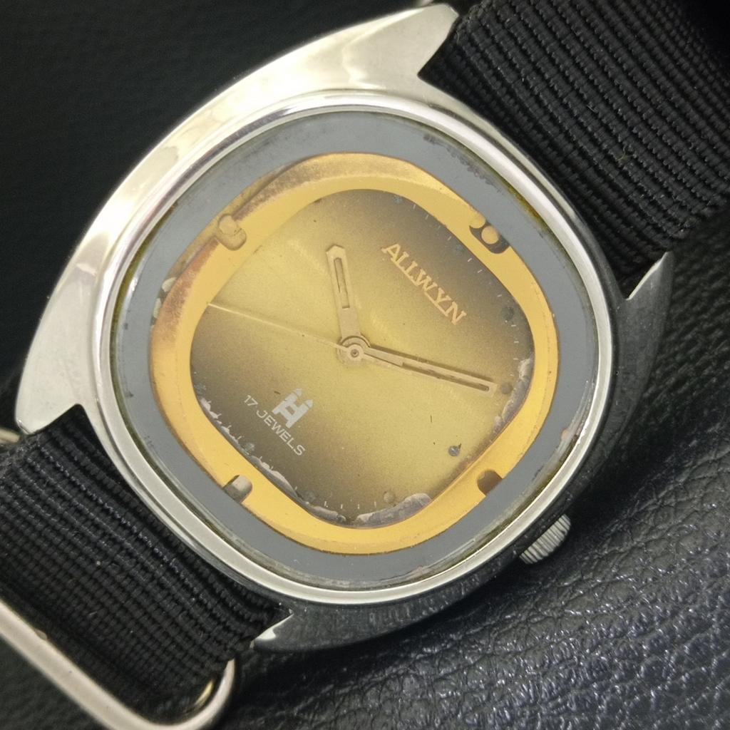 

VINTAGE ALLWYN HAND-WINDING 6300A INDIA MENS ORIGINAL DIAL WATCH a704025-1