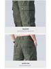 Men's Multi-Pocket Cargo Pants - Loose Fit, Straight Leg, Wear-Resistant, Ideal for Outdoor Sports and Work.