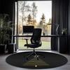 Christmas tree Printed Round Rug Carpet Chair Rug Area Rug Entryway Doormats,for Office Chair Living Room Bedroom Kitchen Room.