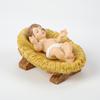 Baby Jesus in Manger Figurine Resin Nativity Sculpture Baby Jesus Christ in Manger Figurines Church Nativity Scene Craft Decor