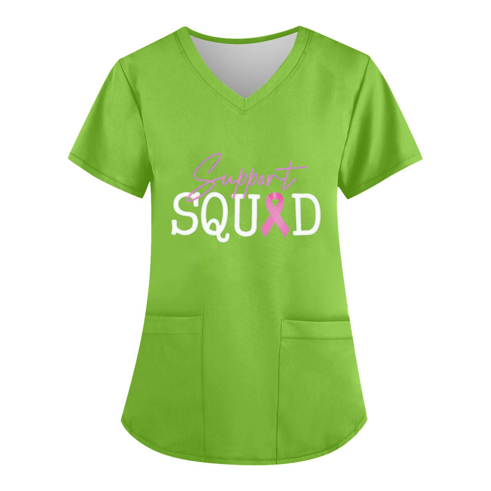 

Женский топ с V-образным вырезом, короткими рукавами, карманом и боковым разрезом XXXL