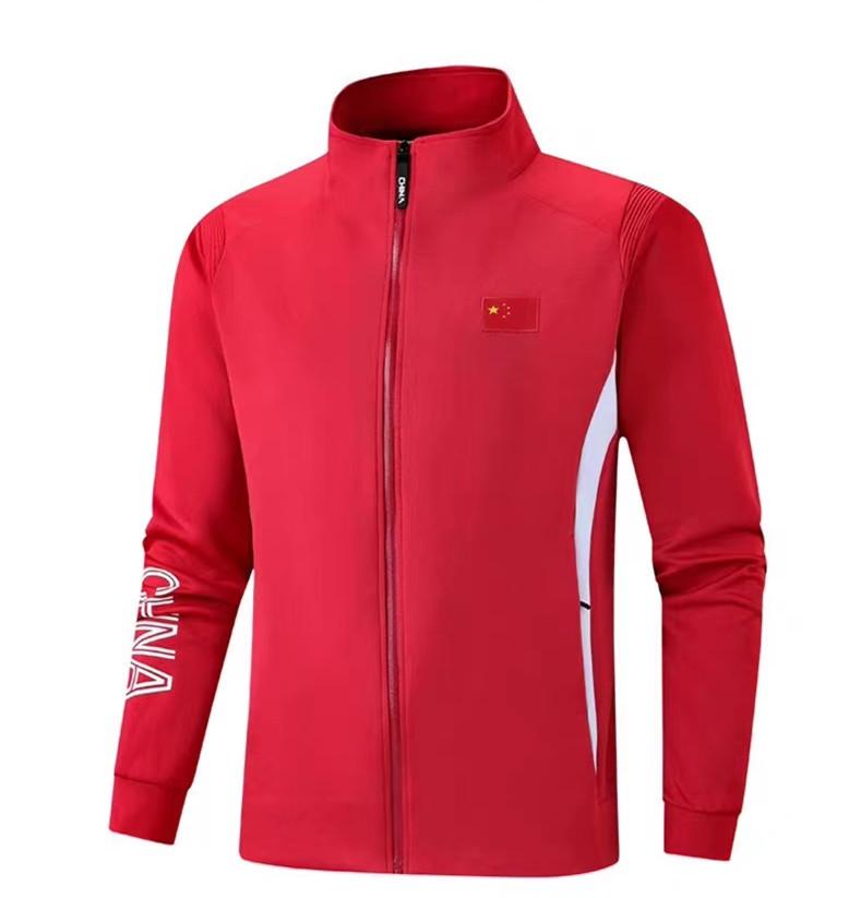 2023 Athlete Spring-Autumn Windproof Running Jacket: Student Casual Sports Training Uniform