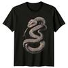 Schlange Reptil Haustiere Herren T-Shirt Damen Grafik-T-Shirt Unisex Oberteil Unisex T-Shirt