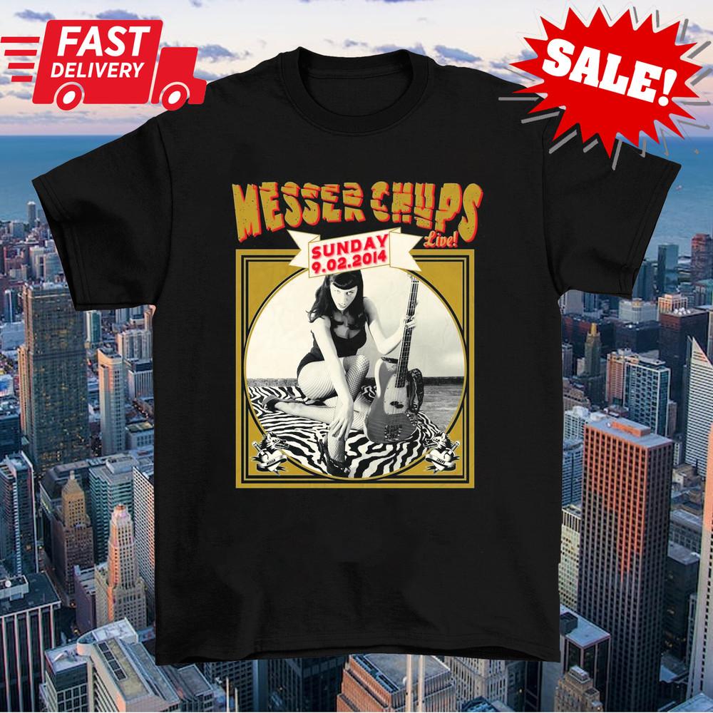 Rare Messer Chups Band Live Sunday Shirt Unisex Concert S-5XL CM903 Unisex T-Shirt S
