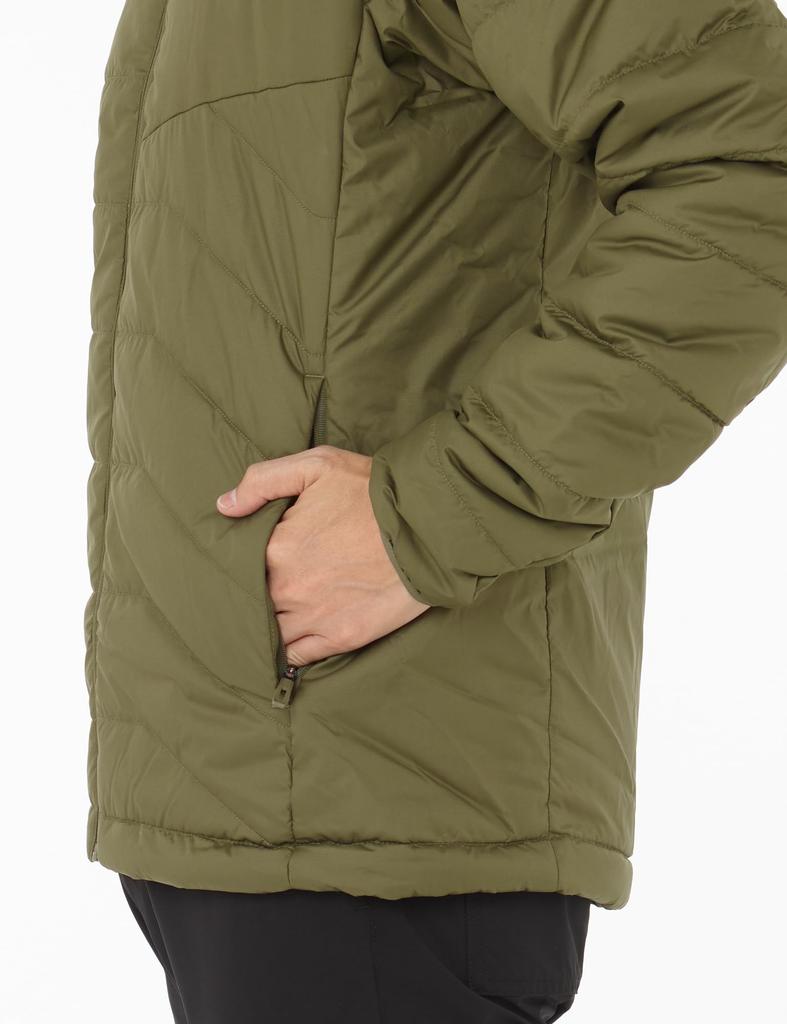Adidas Terrex Izolovaná bunda s kapucí JMS27 Olivová vrstva Multi-Syntetická Pánská (IM7681) J/M
