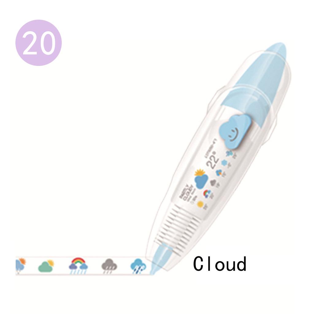 KawaiiDuck Panda Cherry Fish Balloon Strawberry Press Type Decorative Correction Tape Diary Stationery School Supply