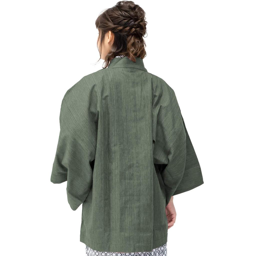 Ryokan Single [KYOETSU] Haori, Item, Women's (M, Green)