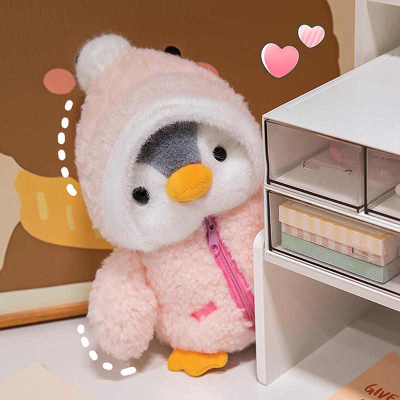 Cute Penguin Plush Toy Baby Comforting Sleep Doll Fluffy Penguin