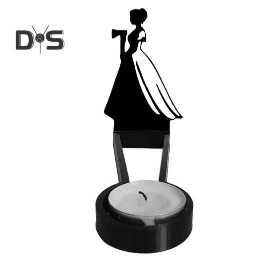 

Подсвечник ужасов на Хэллоуин для женщин, череп ворона, свеча, заклинатель теней, украшение, подставка для свечей, подсвечник, центральный элемент стола A